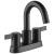 Peerless Precept® P299102LF-BL Two-Handle Centerset Lavatory Faucet in Matte Black
