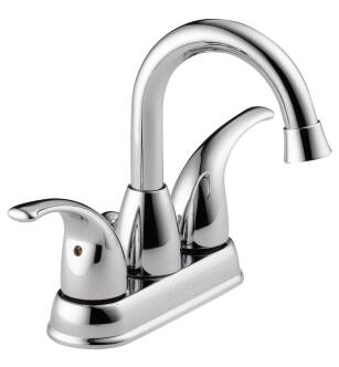 Peerless Retail Channel Product P99694LF-ECO Two Handle Centerset Bathroom Faucet in Chrome
