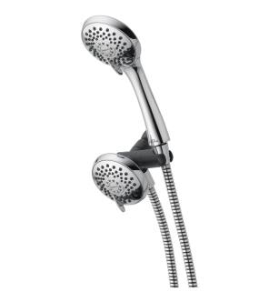 Peerless Universal Showering Components 76311D Three Spray Massage Hand Shower/Shower Head Unit in Brushed Nickel