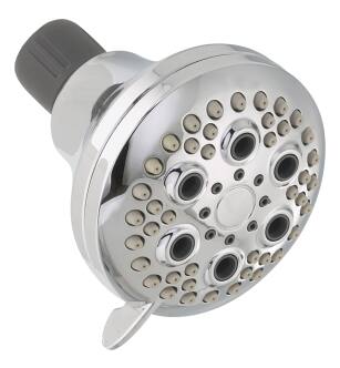Peerless Universal Showering Components 76551C Water-Saving Five Spray Massage Shower Head in Chrome