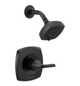 Peerless Parkwood® PTT14235-BL Shower Only Trim Kit in Matte Black