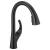 Peerless Parkwood® P7935LF-BL Single Handle Pulldown Kitchen Faucet Three Hole Deck Mount in Matte Black