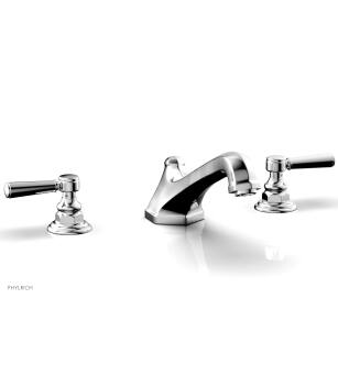 Phylrich 500-41/026 Hex Traditional 11 1/8" Two Lever Handle Widespread/Deck Mounted Roman Tub Faucet in Chrome