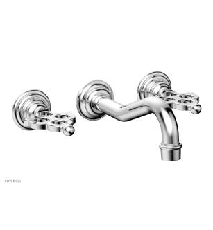 Phylrich 164-56/026 Maison 9 1/2" Two Blade Handle Widespread/Wall Mount Roman Tub Faucet in Chrome