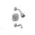 Phylrich 162-26/26D Marvelle Cross Handle Pressure Balance Tub and Shower Set in Chrome