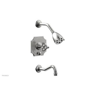 Phylrich 164-26/26D Maison Blade Handle Pressure Balance Tub and Shower Set in Chrome