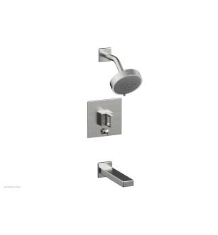 Phylrich 290-28/26D Mix Ring Handle Pressure Balance Tub and Shower Set in Chrome