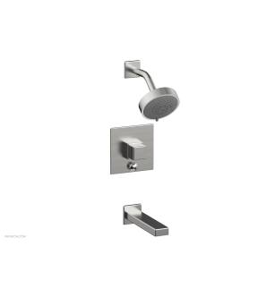 Phylrich 290-29/26D Mix Cube Handle Pressure Balance Tub and Shower Set in Chrome