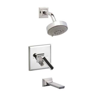 Phylrich PB2711 Waveland Lever Handle Pressure Balance Tub and Shower Set in Chrome