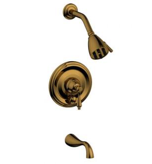Phylrich DPB2100 Revere & Savannah Straight Handle Pressure Balance Tub and Shower Set