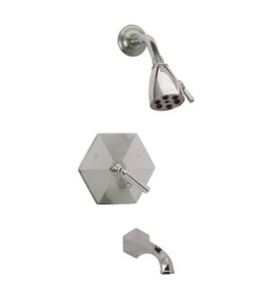Phylrich PB2170 Le Verre & La Crosse Lever Handle Pressure Balance Tub and Shower Set