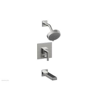 Phylrich 290-27/26D Mix Lever Handle Pressure Balance Tub and Shower Set in Chrome