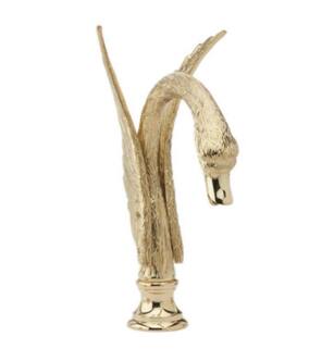 Phylrich K5123 Louis XIV Cut Crystal 7 7/8" Traditional Deck Mount Tub Spout Only