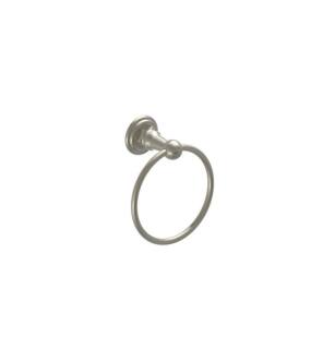 Phylrich 164-75/047 Maison 6 Wall Mount Towel Ring in Brass/Antique Brass