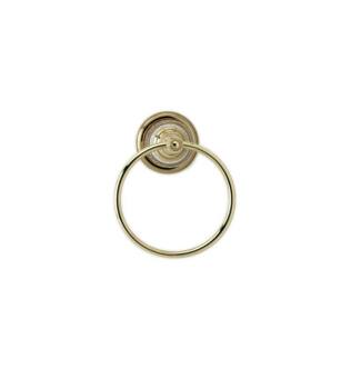 Phylrich KES40 Regent Cut Crystal 6 1/8" Wall Mount Towel Ring