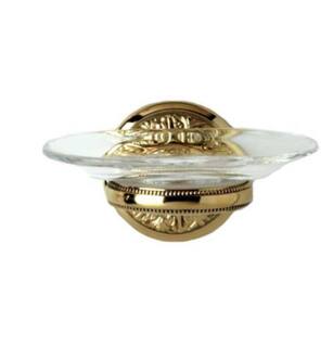 Phylrich KA25 3" Wall Mount Crystal Glass Soap Dish