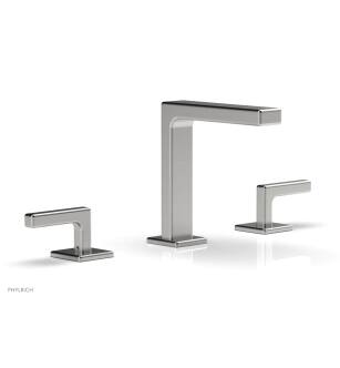 Phylrich 290-02/26D Mix 6 1/2" Double Lever Handle Widespread Bathroom Sink Faucet in Chrome