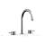 Phylrich 230-04/026 Basic II 6 1/2" Double Lever Handle Widespread Bathroom Sink Faucet in Chrome