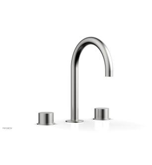 Phylrich 230-02/026 Basic II 6 1/2" Double Smooth Handle Widespread Bathroom Sink Faucet in Chrome