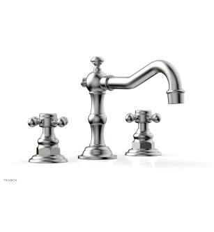 Phylrich 161-01/26D Henri 8 5/8" Double Cross Handle Widespread Bathroom Sink Faucet in Chrome
