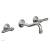 Phylrich 162-12/26D Marvelle 9 1/2" Double Lever Handle Wall Mount Bathroom Sink Faucet in Chrome