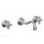 Phylrich 162-11/26D Marvelle 9 1/2" Double Cross Handle Wall Mount Bathroom Sink Faucet in Chrome