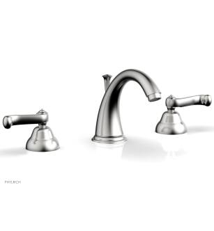 Phylrich D202/26D Revere & Savannah 7 3/4" Double Curved Handle Widespread Bathroom Sink Faucet with High Spout in Chrome