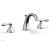 Phylrich D200/26D Revere & Savannah 6 1/4" Double Straight Handle Widespread Bathroom Sink Faucet in Chrome