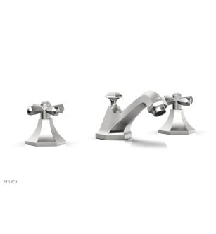 Phylrich K171/26D Le Verre & La Crosse 7 1/8" Double Cross Handle Widespread Bathroom Sink Faucet in Chrome