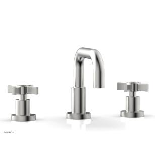Phylrich D139/26D Basic 7 1/2" Double Blade Cross Handle Widespread Bathroom Sink Faucet with Low Spout in Chrome