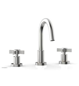 Phylrich D138/26D Basic 6 7/8" Double Blade Cross Handle Widespread Bathroom Sink Faucet with Medium Spout in Chrome