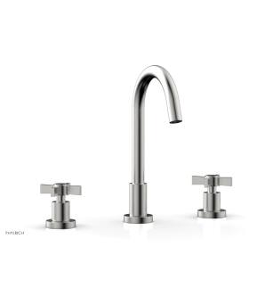 Phylrich D137/26D Basic 7 1/4" Double Blade Cross Handle Widespread Bathroom Sink Faucet with High Spout in Chrome