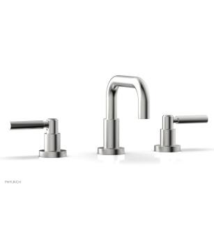 Phylrich D132/26D Basic 7 1/2" Double Lever Handle Widespread Bathroom Sink Faucet with Low Spout in Chrome