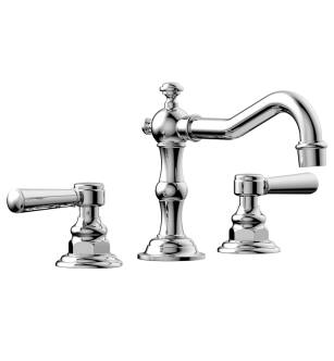 Phylrich 161-02/026 Henri 8 5/8" Double Lever Handle Widespread Bathroom Sink Faucet in Chrome