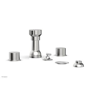 Phylrich 230-61/26D Basic II Four Hole Deck Mounted Vertical Spray Bidet Faucet Set in Chrome