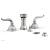 Phylrich K4141/26D Georgian and Barcelona 4 1/2" Four Hole Deck Mounted Vertical Spray Bidet Faucet Set in Chrome