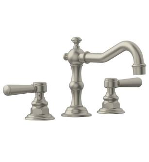 Phylrich 161-02/15B Henri 8 5/8" Double Lever Handle Widespread Bathroom Sink Faucet in Brushed Nickel