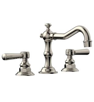 Phylrich 161-02/015 Henri 8 5/8" Double Lever Handle Widespread Bathroom Sink Faucet in Satin Nickel