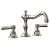 Phylrich 161-02/015 Henri 8 5/8" Double Lever Handle Widespread Bathroom Sink Faucet in Satin Nickel