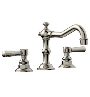 Phylrich 161-02/014 Henri 8 5/8" Double Lever Handle Widespread Bathroom Sink Faucet in Polished Nickel