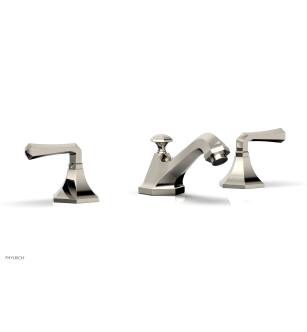 Phylrich K170/014 Le Verre & La Crosse 7 1/8" Double Lever Handle Widespread Bathroom Sink Faucet in Polished Nickel