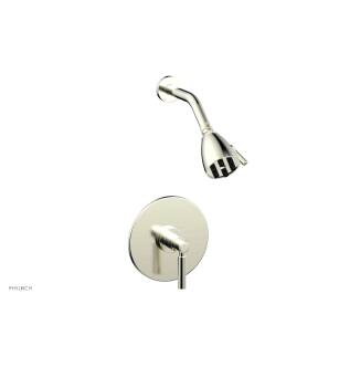 Phylrich DPB3130/015 Basic Lever Handle Pressure Balance Shower Set in Satin Nickel