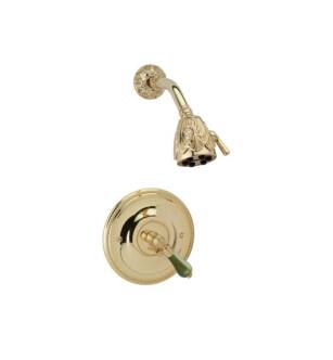 Phylrich PB324/24B Versailles Pressure Balance Shower Set in Gold
