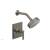 Phylrich 501-22/15A Hex Modern Lever Handle Pressure Balance Shower Set in Pewter