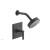 Phylrich 501-22/10B Hex Modern Lever Handle Pressure Balance Shower Set in Distressed Bronze/Oil Rubbed Bronze