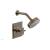 Phylrich 501-21/047 Hex Modern Cross Handle Pressure Balance Shower Set in Brass/Antique Brass
