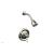 Phylrich 500-23/014 Hex Traditional Marble Lever Handle Pressure Balance Shower Set in Polished Nickel