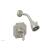 Phylrich 4-478/15B Marvelle Lever Handle Pressure Balance Shower and Diverter Set in Brushed Nickel
