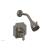 Phylrich 4-478/15A Marvelle Lever Handle Pressure Balance Shower and Diverter Set in Pewter