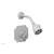 Phylrich 4-477/050 Marvelle Cross Handle Pressure Balance Shower and Diverter Set in White